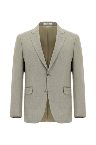  Açık Vizon Slim Fit Dar Kesim Klasik Takım Elbise