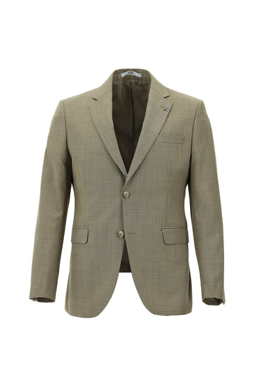  Orta Vizon Slim Fit Dar Kesim Klasik Desenli Takım Elbise