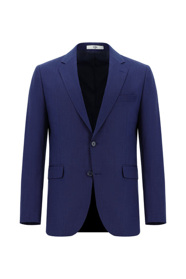  Açık Lacivert Slim Fit Dar Kesim Klasik Takım Elbise