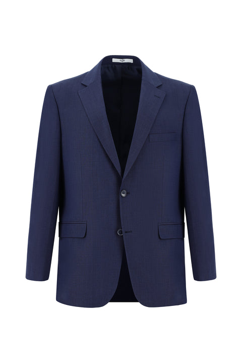 Koyu Lacivert 4 Drop Relaxed Fit Rahat Kesim Takım Elbise