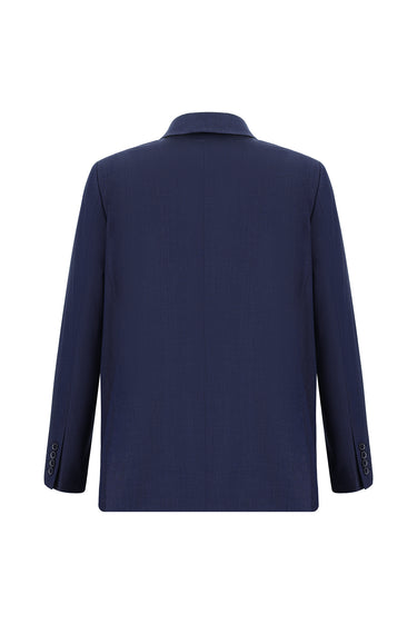  Koyu Lacivert Relaxed Fit Rahat Kesim Klasik Takım Elbise