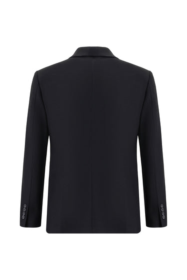  Siyah Regular Fit Klasik Desenli Takım Elbise
