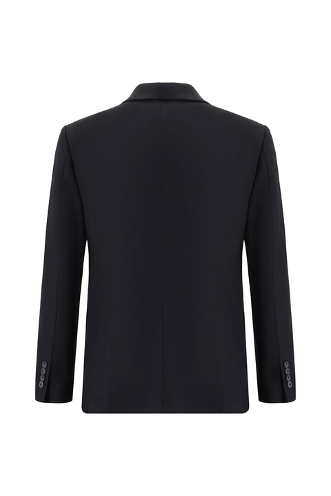 Siyah 6 Drop Regular Fit Standart Kesim Desenli Takım Elbise