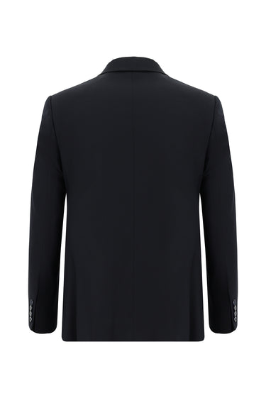  Koyu Lacivert Super Slim Fit Ekstra Dar Kesim Desenli Kruvaze Takım Elbise
