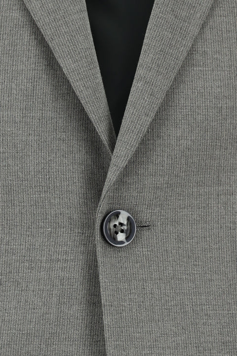 Medium Gray 6 Drop Regular Fit Standard Cut Patterned Suit