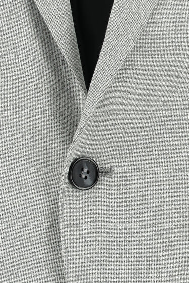 Açık Gri 4 Drop Relaxed Fit Rahat Kesim Desenli Takım Elbise