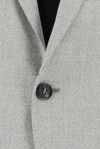  Açık Gri Regular Fit Klasik Desenli Takım Elbise