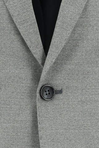  Orta Gri Regular Fit Klasik Desenli Takım Elbise