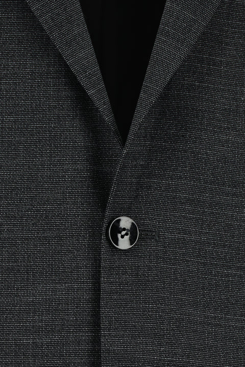 Açık Antrasit 4 Drop Relaxed Fit Rahat Kesim Desenli Takım Elbise