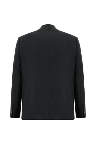  Koyu Antrasit 4 Drop Relaxed Fit Rahat Kesim Desenli Takım Elbise
