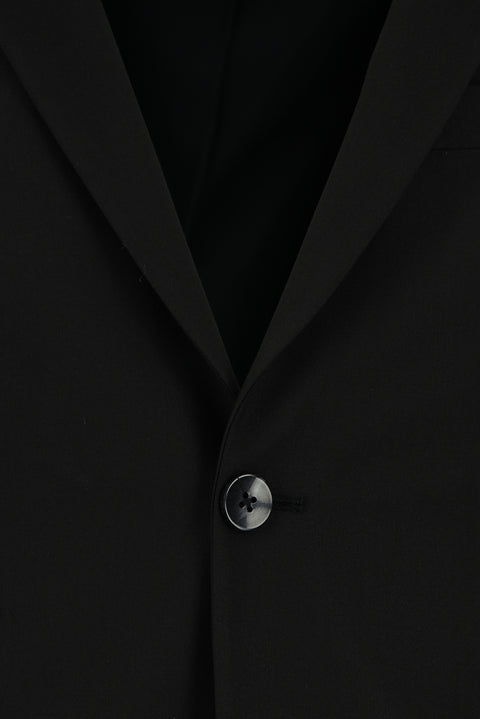 Siyah 7 Drop Super Slim Fit Eksra Dar Kesim Desenli Takım Elbise