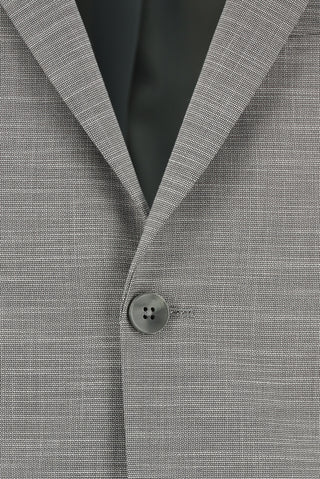  Açık Füme Super Slim Fit Ekstra Dar Kesim Klasik Desenli Takım Elbise