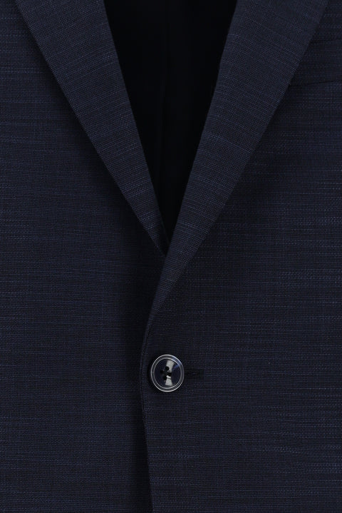 Koyu Lacivert 7 Drop Super Slim Fit Eksra Dar Kesim Desenli Takım Elbise