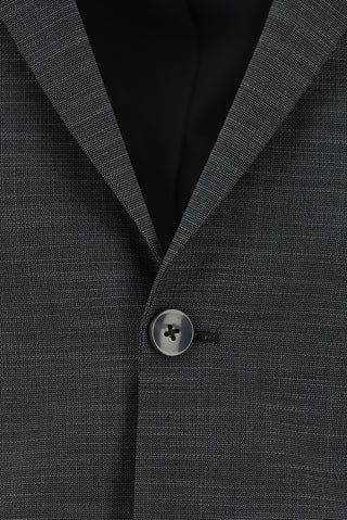  Orta Antrasit Super Slim Fit Ekstra Dar Kesim Klasik Desenli Takım Elbise