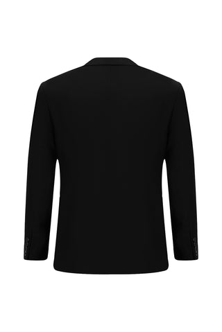  Siyah Regular Fit Klasik Takım Elbise