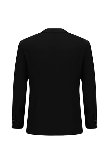  Siyah Slim Fit Dar Kesim Klasik Takım Elbise