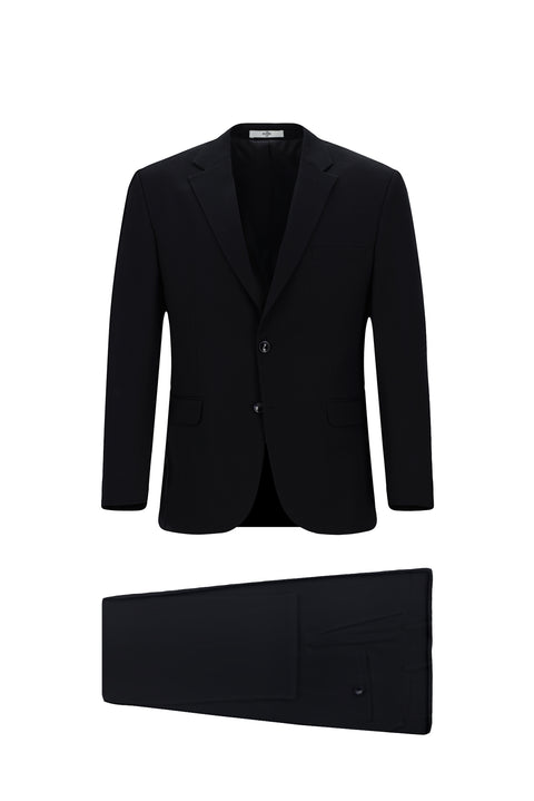Koyu Lacivert 7 Drop Slim Fit Dar Kesim Takım Elbise