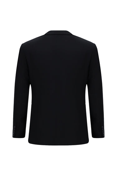  Koyu Lacivert Slim Fit Dar Kesim Klasik Takım Elbise