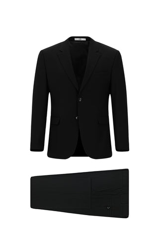  Siyah 7 Drop Slim Fit Dar Kesim Takım Elbise