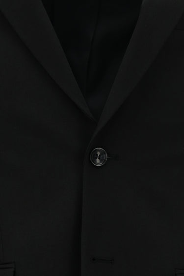  Siyah Slim Fit Dar Kesim Klasik Desenli Takım Elbise