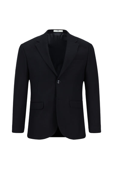  Koyu Lacivert Slim Fit Dar Kesim Klasik Desenli Takım Elbise