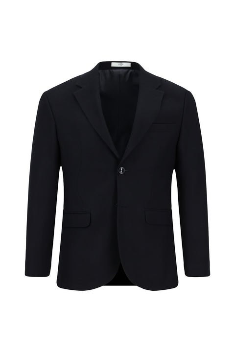 Koyu Lacivert 7 Drop Slim Fit Dar Kesim Desenli Takım Elbise