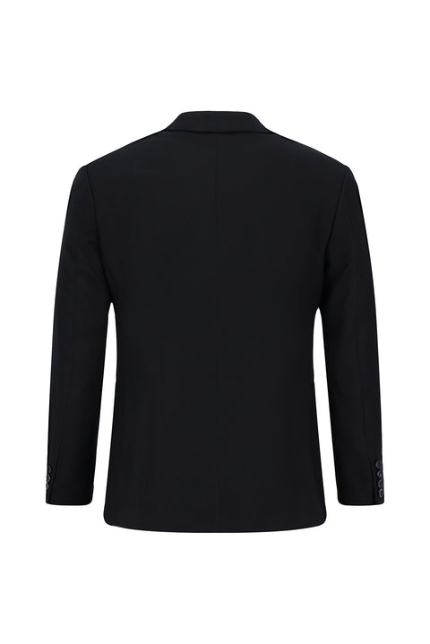 Koyu Lacivert 7 Drop Slim Fit Dar Kesim Desenli Takım Elbise
