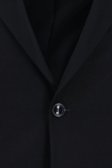  Koyu Lacivert Slim Fit Dar Kesim Klasik Desenli Takım Elbise