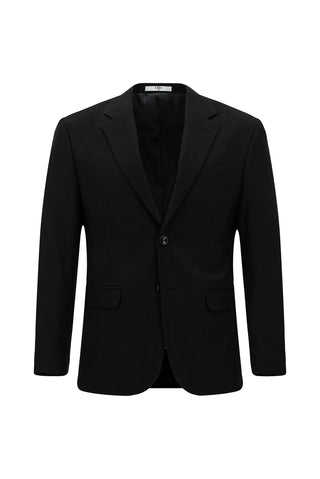  Siyah 7 Drop Slim Fit Dar Kesim Desenli Takım Elbise