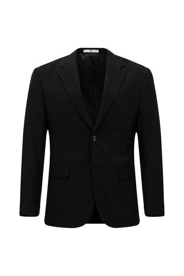  Siyah Slim Fit Dar Kesim Desenli Klasik Takım Elbise