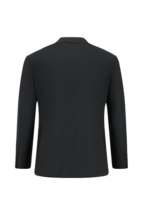 Koyu Antrasit 7 Drop Slim Fit Dar Kesim Desenli Takım Elbise