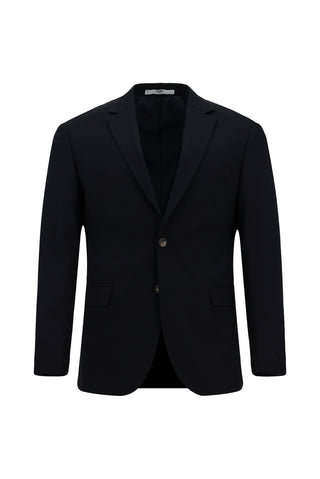  Koyu Lacivert Regular Fit Desenli Klasik Takım Elbise