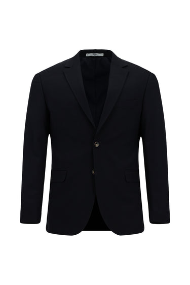  Koyu Lacivert Regular Fit Desenli Klasik Takım Elbise