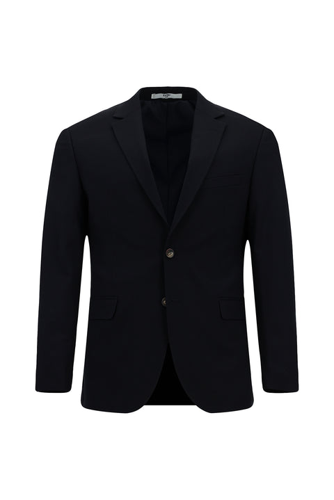 Koyu Lacivert 6 Drop Regular Fit Standart Kesim Desenli Takım Elbise