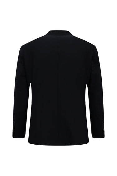  Koyu Lacivert Regular Fit Desenli Klasik Takım Elbise