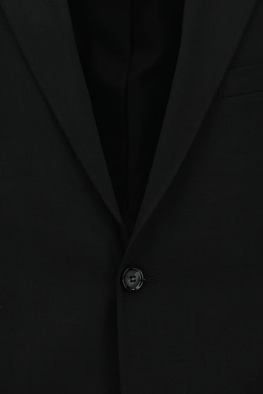  Siyah Relaxed Fit Rahat Kesim Klasik Desenli Takım Elbise