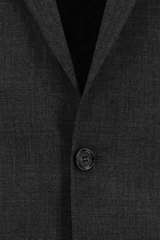  Orta Antrasit Relaxed Fit Rahat Kesim Klasik Desenli Takım Elbise