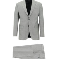 Orta Gri Slim Fit Dar Kesim Klasik Takım Elbise