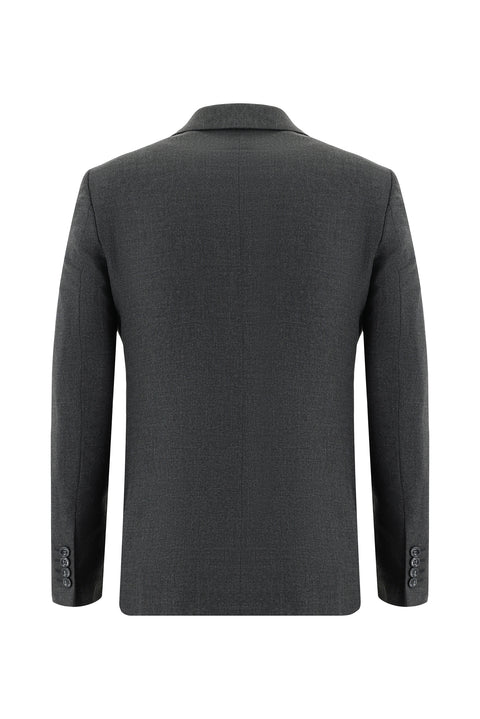 Koyu Antrasit 7 Drop Slim Fit Dar Kesim Takım Elbise