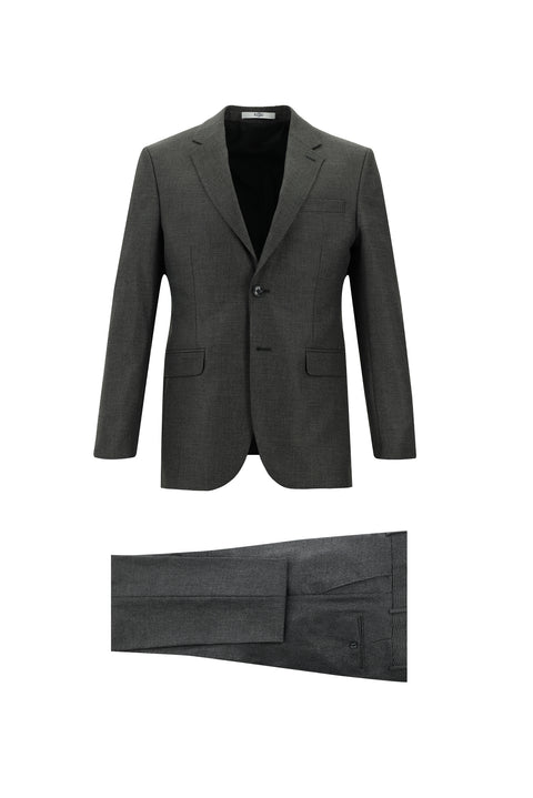 Orta Antrasit 7 Drop Slim Fit Dar Kesim Takım Elbise