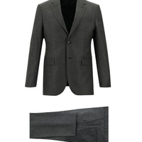 Orta Antrasit 7 Drop Slim Fit Dar Kesim Takım Elbise