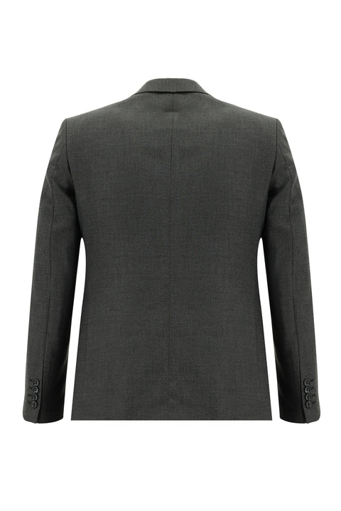 Orta Antrasit 7 Drop Slim Fit Dar Kesim Takım Elbise