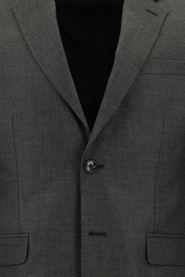 Orta Antrasit Slim Fit Dar Kesim Klasik Takım Elbise