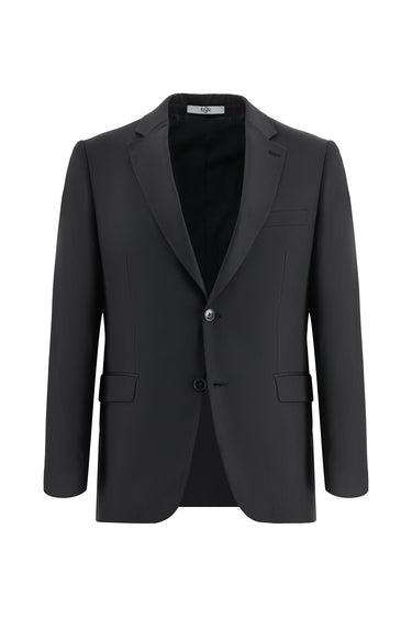 Siyah Slim Fit Dar Kesim Klasik Takım Elbise