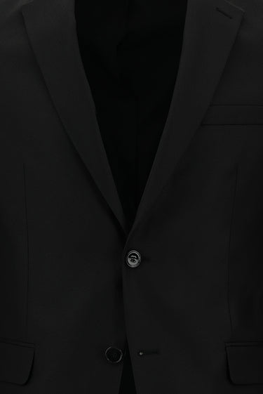  Siyah Super Slim Fit Ekstra Dar Kesim Klasik Takım Elbise