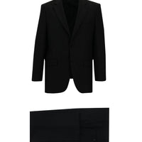 Siyah Relaxed Fit Rahat Kesim Klasik Takım Elbise