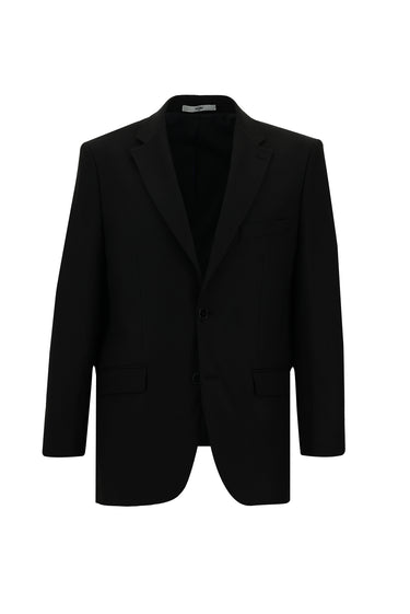 Siyah Relaxed Fit Rahat Kesim Klasik Takım Elbise