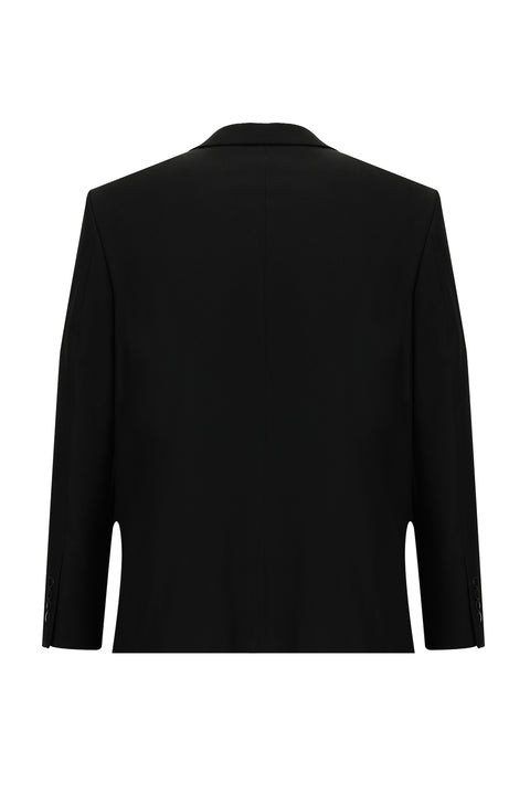 Siyah 7 Drop Slim Fit Dar Kesim Takım Elbise