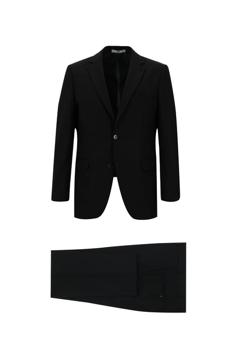 Siyah 7 Drop Slim Fit Dar Kesim Takım Elbise
