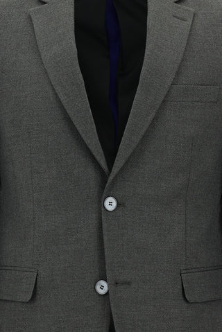  Koyu Füme Slim Fit Dar Kesim Klasik Takım Elbise